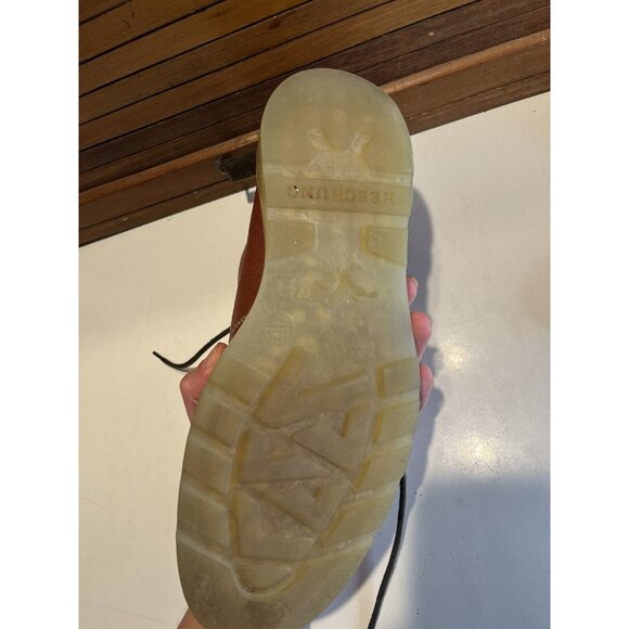 MSRP $615 Heschung Irving Chukka Boots Brown UK 7 1/2 Leather Boots Rubber Soles main image 15